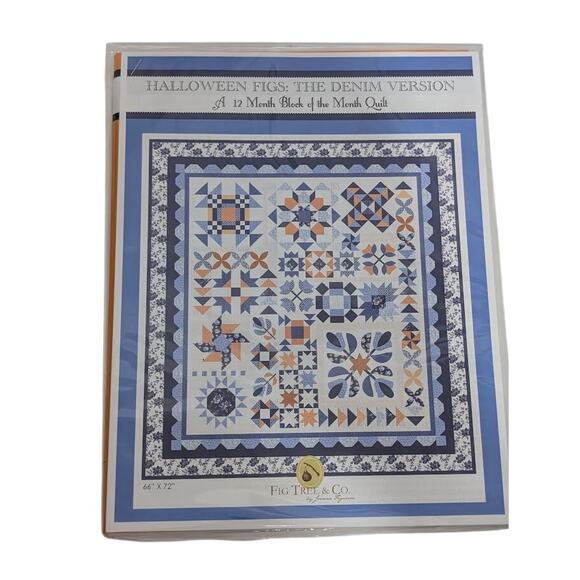 Denim and Daisies Quilt Kit by Fig Tree Co for Moda - Picture 3 of 8